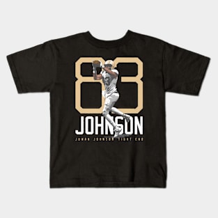 Juwan Johnson New Orleans Bold Number Kids T-Shirt